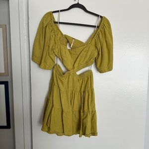Free People Cross of Sunlight Mini Dress